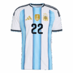 L.MARTINEZ #22 Argentina Home Player Version Jersey World Cup 2026