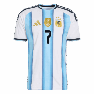 DE PAUL #7 Argentina Home Player Version Jersey World Cup 2026