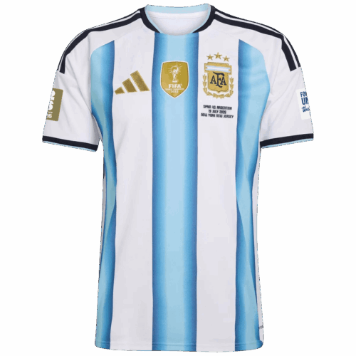 Argentina Home Player Version Jersey World Cup 2026 - Final Match(With Patches)