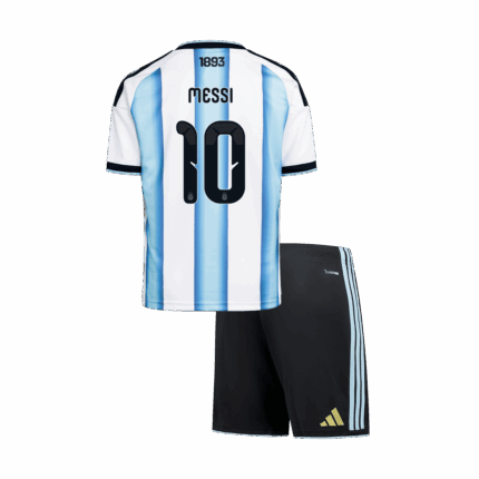 MESSI #10 Argentina Home World Cup Kids Soccer Jerseys Kit 2026