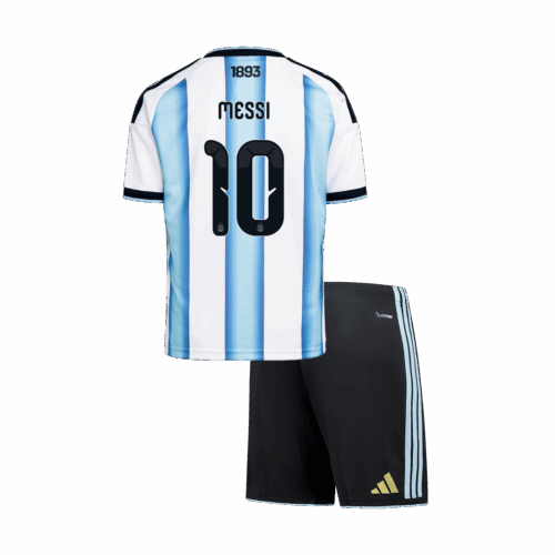 MESSI #10 Argentina Home World Cup Kids Soccer Jerseys Kit 2026