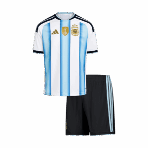 Argentina Home Kids Soccer Jerseys Kit World Cup 2026