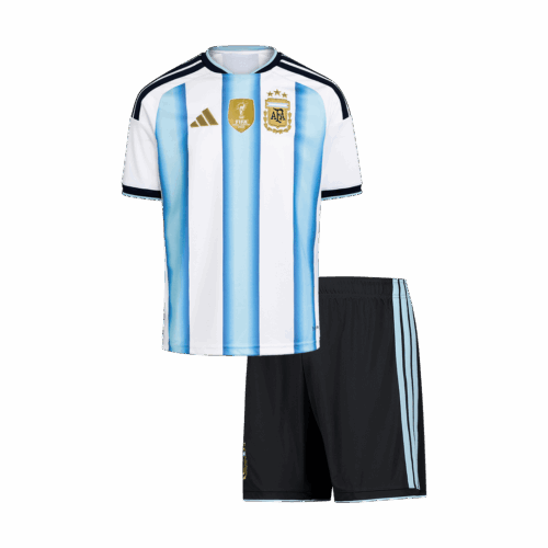 Argentina Home Kids Soccer Jerseys Kit World Cup 2026