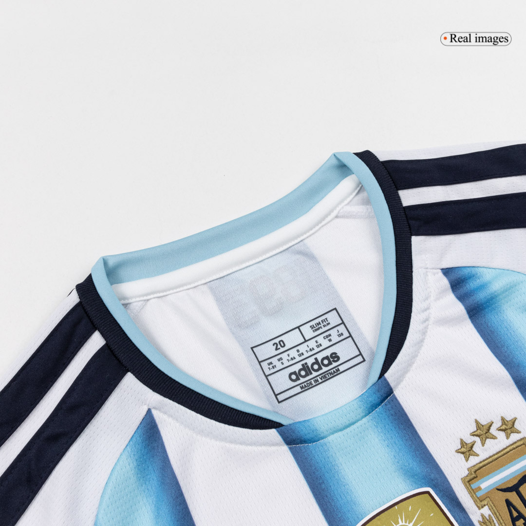 Argentina Home Kids Soccer Jerseys Kit World Cup 2026