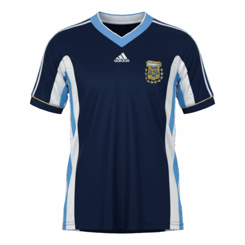 Retro Soccer Jersey Argentina Away 1998