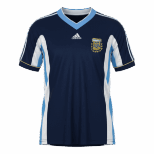 Retro Soccer Jersey Argentina Away 1998 - Image 4