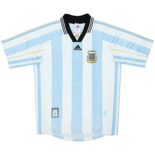 Retro Soccer Jersey Argentina Home World Cup 1998