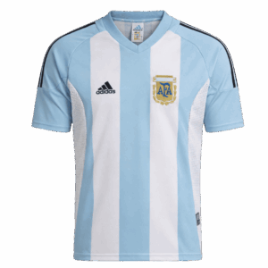 Retro Soccer Jersey Argentina Home World Cup 2002