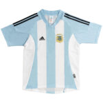 Retro Soccer Jersey Argentina Home World Cup 2002 - Image 2