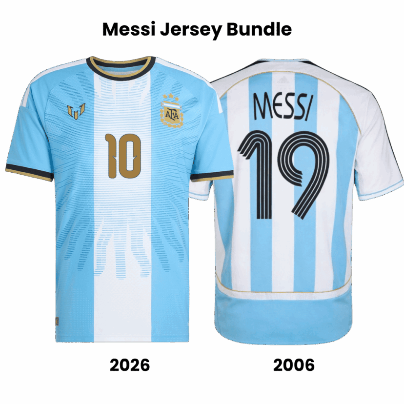 Retro MESSI #19 Argentina Home 2006 & MESSI #10 Argentina Farewell Soccer Jersey 2026