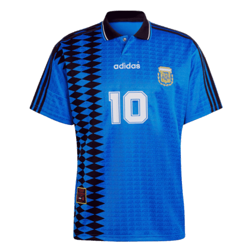 Vintage Soccer Jersey #10 Argentina Away 1994