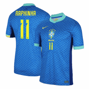 RAPHINHA #11 Brazil Away Soccer Jersey Copa America