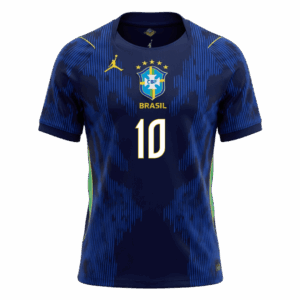 NEYMAR JR. #10 Brazil Away Soccer Jersey World Cup 2026