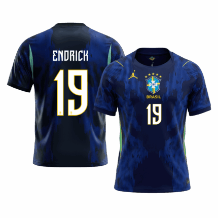 ENDRICK #19 Brazil Away Soccer Jersey World Cup 2026