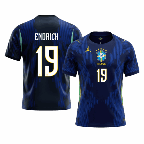 ENDRICK #19 Brazil Away Soccer Jersey World Cup 2026