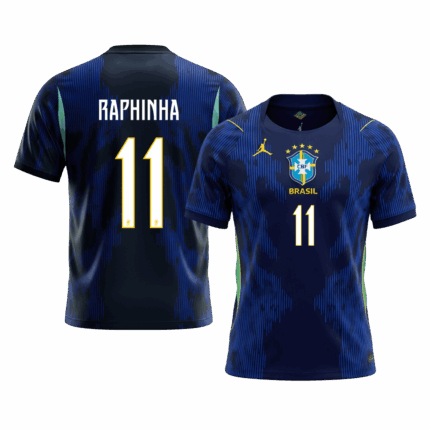 RAPHINHA #11 Brazil Away Soccer Jersey World Cup 2026