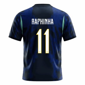 RAPHINHA #11 Brazil Away Soccer Jersey World Cup 2026