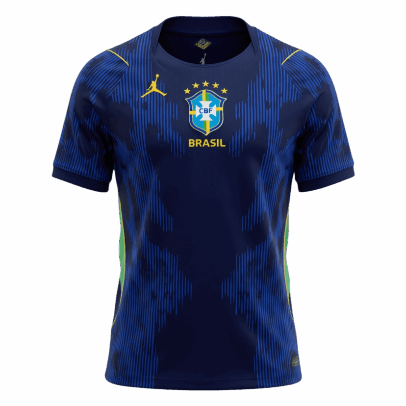 697454_4 RAPHINHA #11 Brazil Away Soccer Jersey World Cup 2026