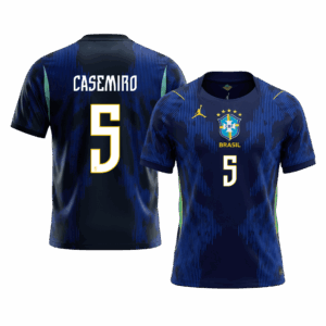 CASEMIRO #5 Brazil Away Soccer Jersey World Cup 2026
