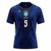 CASEMIRO #5 Brazil Away Soccer Jersey World Cup 2026
