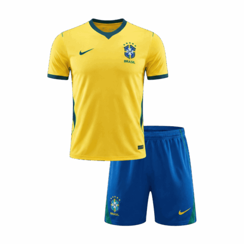 Brazil Home Kids Soccer Jerseys Kit World Cup 2026