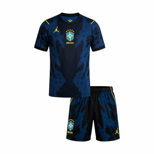 Brazil Away Kids Soccer Jerseys Kit World Cup 2026