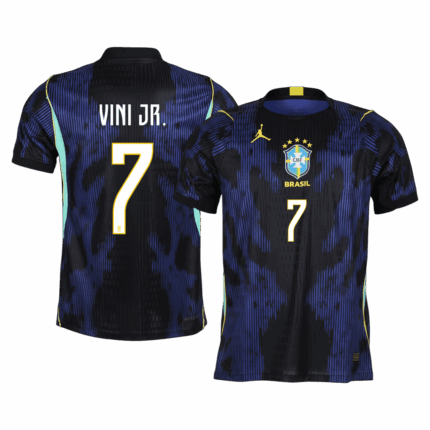 VINI JR. #7 Brazil Away Player Version Jersey World Cup 2026