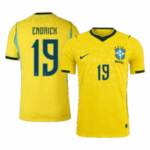 ENDRICK #19 Brazil Home Player Version Jersey World Cup 2026