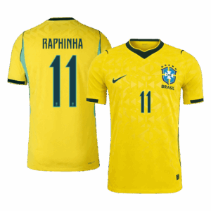 RAPHINHA #11 Brazil Home Player Version Jersey World Cup 2026