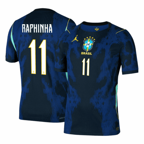 RAPHINHA #11 Brazil Away Player Version Jersey World Cup 2026