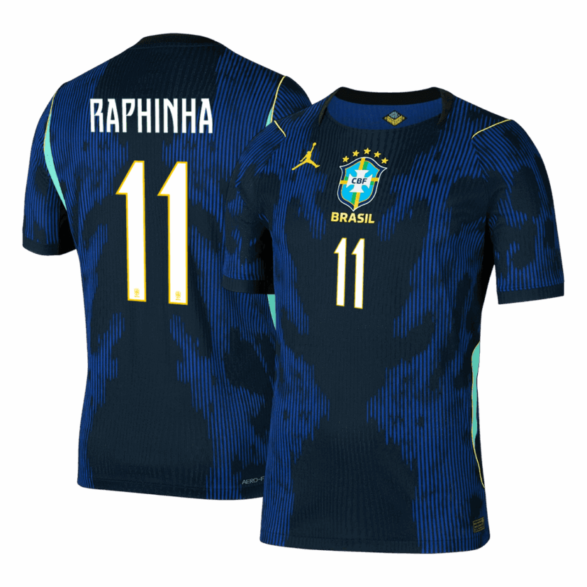 RAPHINHA #11 Brazil Away Player Version Jersey World Cup 2026