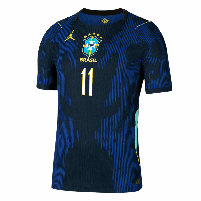 RAPHINHA #11 Brazil Away Player Version Jersey World Cup 2026