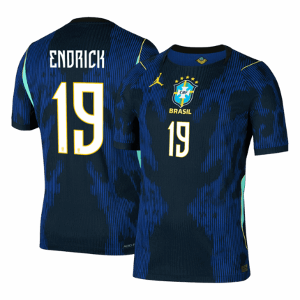 ENDRICK #19 Brazil Away Player Version Jersey World Cup 2026