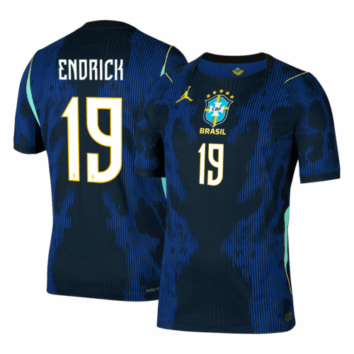 ENDRICK #19 Brazil Away Player Version Jersey World Cup 2026
