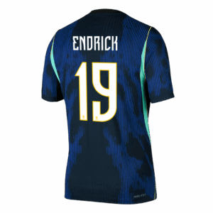 ENDRICK #19 Brazil Away Player Version Jersey World Cup 2026