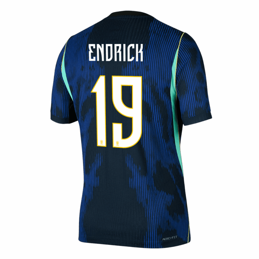 ENDRICK #19 Brazil Away Player Version Jersey World Cup 2026