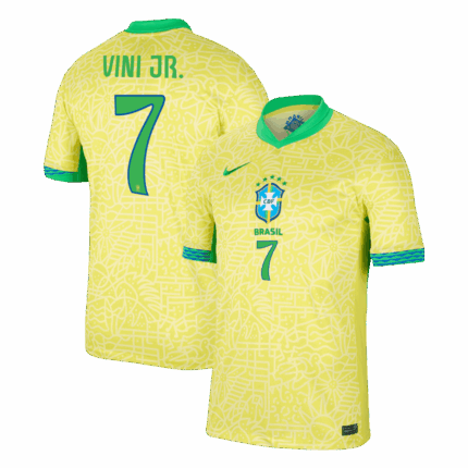 VINI JR. #7 Brazil Home Soccer Jersey Copa America