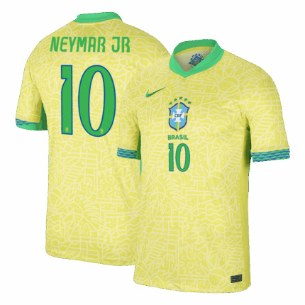 NEYMAR JR #10 Brazil Home Soccer Jersey