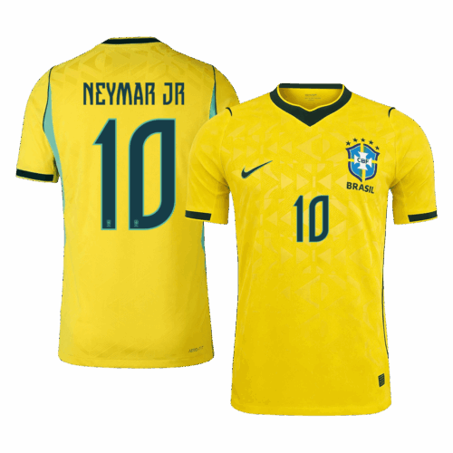 NEYMAR JR #10 Brazil Home Soccer Jersey World Cup 2026