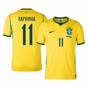 RAPHINHA #11 Brazil Home Soccer Jersey World Cup 2026
