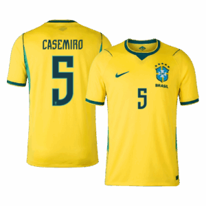 CASEMIRO #5 Brazil Home Soccer Jersey World Cup 2026