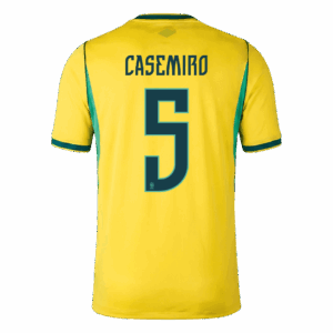 CASEMIRO #5 Brazil Home Soccer Jersey World Cup 2026