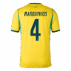 MARQUINHOS #4 Brazil Home Soccer Jersey World Cup 2026
