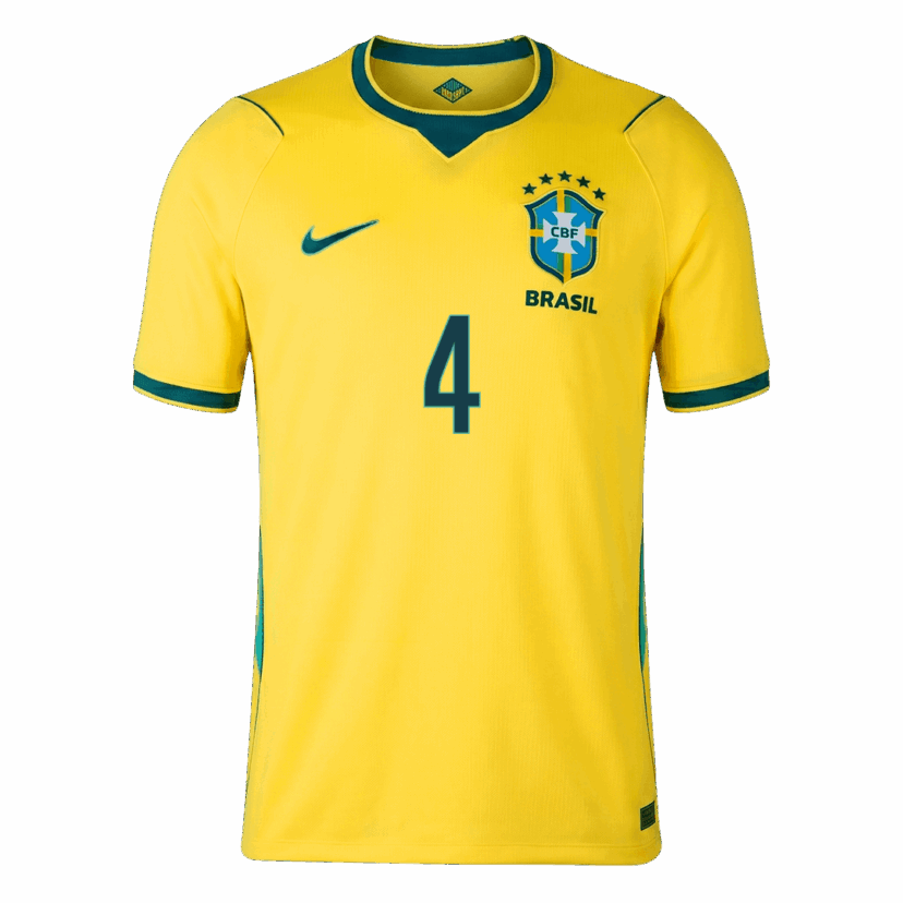 MARQUINHOS #4 Brazil Home Soccer Jersey World Cup 2026