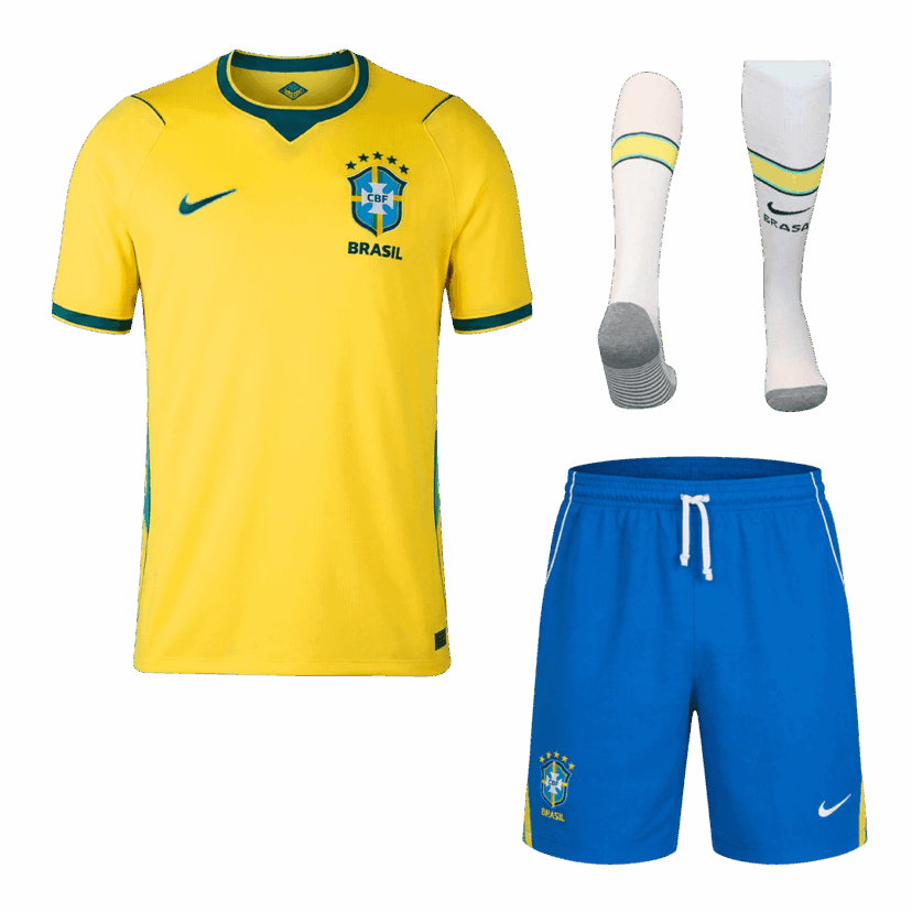 Brazil Home Jerseys Kit World Cup 2026