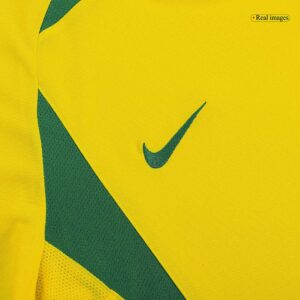 Retro Soccer Jersey RONALDO #9 Brazil Home 2002/03 - Image 6