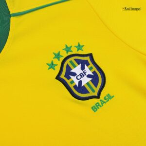 Retro Soccer Jersey RONALDO #9 Brazil Home 1998 - Image 8