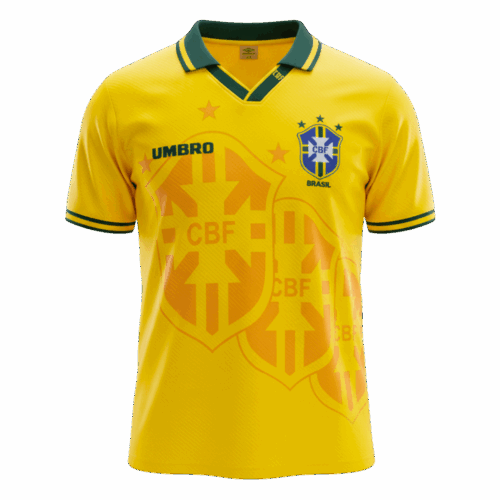 Retro Soccer Jersey Brazil Home 1994