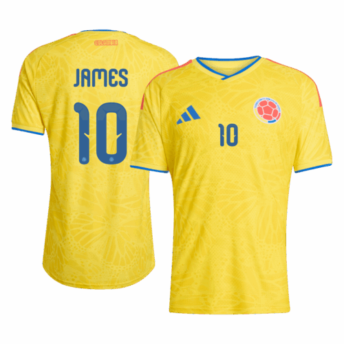 JAMES #10 Colombia Home Player Version Jersey World Cup 2026