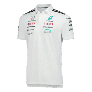 Mercedes AMG Petronas F1 2025 Team Polo White